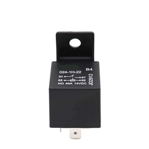 12V 24V 4pin 5pin 40A Automotive Relay with Bracket for Auto Motorcycle 1PCS(24V 4Pin) von LFJQFQR