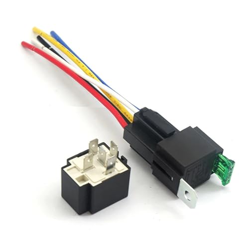1PC 12V DC 4Pin 5Pin Auto Automotive Verschmolzen Relais 30A Schließer Relais 30A Sicherung(12V 4pin with socket) von LFJQFQR