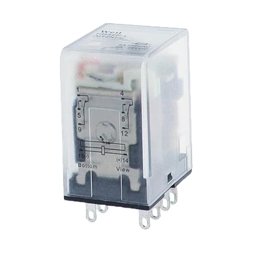 1PC MY2P HH52P MY2NJ DPDTMiniature Spule Allgemeine elektromagnetische zwischen relais schalter mit Sockel Basis LED AC DC(AC,36V) von LFJQFQR