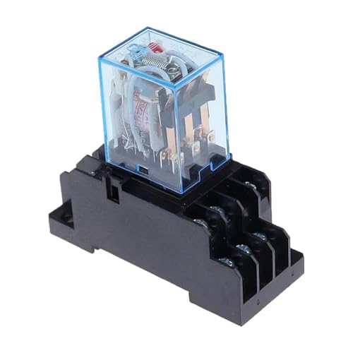 1set MY3 HH53P MY3NJ Micro Spule Power Relais 11pin 3NO 3NC LED Lampe 5A AC 110V 220V mit Sockel 12V 24V(AC,6V) von LFJQFQR