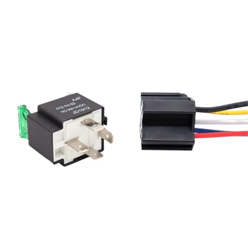 30A Automotive Fuse Relay 12V/24V 4pin/5pin and Wire Harness Kit(12V 5Pin 1set) von LFJQFQR