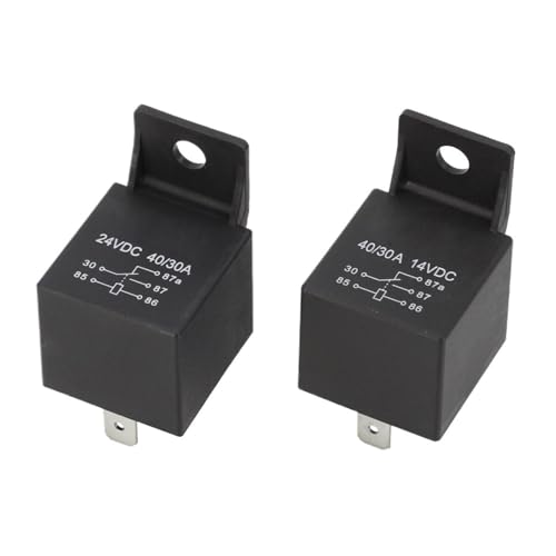 4/5 Pin 40A Auto Relais Schließer DC 12V/24V JD1914 JD2914 1PCS(12V,4 Pin) von LFJQFQR