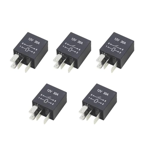 5 PCS 4 Pin/5 Pin 30A 12V/24V 4-pin/5-pin Automotive Relais(12V,5 PCS 4 Pin) von LFJQFQR