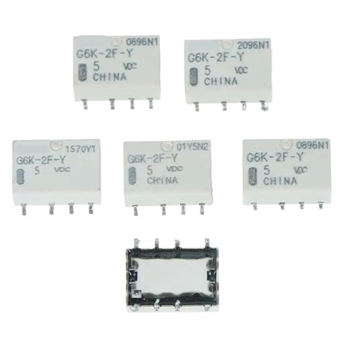 5 STÜCKE G6K-2F-Y Signalrelais 8PIN for Relais DC 5 V 10 * 6,5 * 5mm 5 STÜCKE G6K-2F-Y Signalrelais 8PIN for Relais DC 5 V 10 * 6,5 * 5mm von LFJQFQR