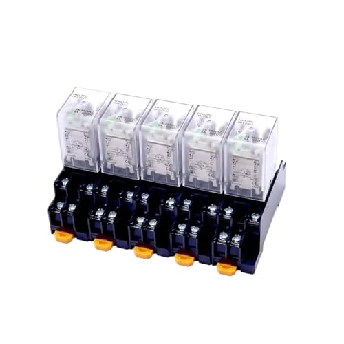 5 stücke MY2P HH52P MY2NJ 12 V 24 V DC 110 V 220 V AC spule allzweck relais mit sockel basis(AC 110) von LFJQFQR