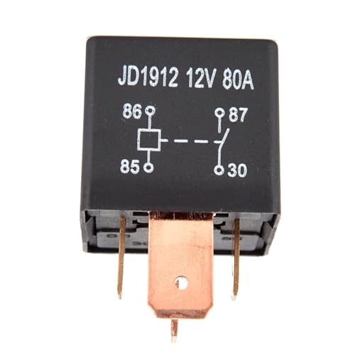 Praktisches wasserdichtes Hochleistungsrelais 4Pin DC 24V 12V 80A JD1912 Kfz-Autorelais Praktisches wasserdichtes Hochleistungsrelais 4Pin DC 24V 12V 80A JD1912 Kfz-Autorelais von LFJQFQR