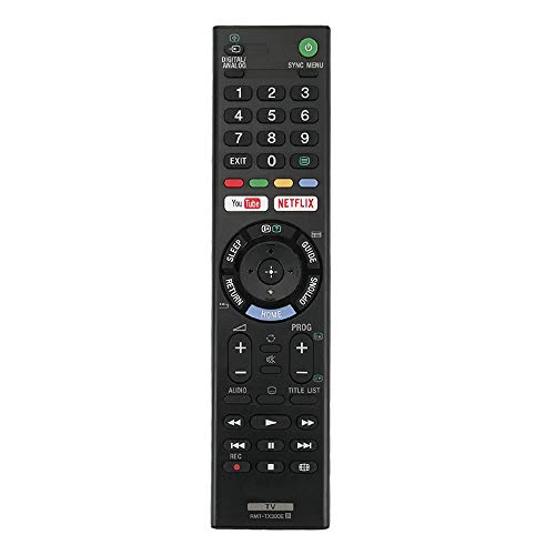 Ersatz Fernbedienung Sony bravia RMT-TX300E für Sony TV mit Netflix- und You Tube-Tasten von LFYSJTX