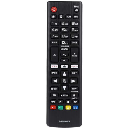 Ersatz lg Fernbedienung für Fernbedienung lg Fernseher LG Smart TV 32LJ610V 43UJ634V 49UJ634V 55UJ634V 60UJ6307 65UJ634V von LFYSJTX