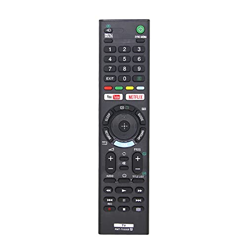 Fernbedienung RMT-TX300E für die Fernbedienung des Sony Fernsehers mit Netflix und YouTube Tasten von LFYSJTX