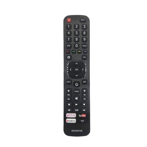 LFYSJTX Ersatz-Fernbedienung Hisense EN2X27HS für Hisense Smart TV HE32M2161HWTS HE40M2161FWTS HE40K3300UWTS HE43K300UWTS0100 HE43K300UWTS001 H65N5300 H65 M7000 H75M7900 LFYSJTX Ersatz-Fernbedienung Hisense EN2X27HS für Hisense Smart TV HE32M2161HWTS HE40M2161FWTS HE40K3300UWTS HE43K300UWTS0100 HE43K300UWTS001 H65N5300 H65 M7000 H75M7900 von LFYSJTX