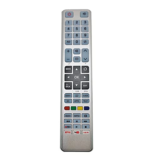 Toshiba TV-Fernbedienung für Toshiba, mit Tasten Netflix, Youtube, Google Play von LFYSJTX