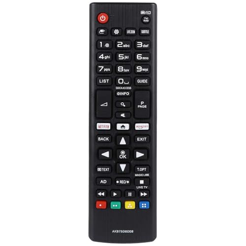 Universal Fernbedienung AKB75095308 für LG TV 43UJ6309 49UJ6309 60UJ6309 65UJ6309, Fernbedienung Receiver, Smart Remote Controller Universal Fernbedienung AKB75095308 für LG TV 43UJ6309 49UJ6309 60UJ6309 65UJ6309, Fernbedienung Receiver, Smart Remote Controller von LFYSJTX
