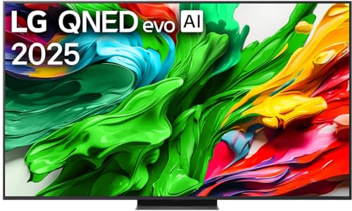 LG 65QNED86A6A TV 65 Zoll (165 cm) 4K QNED evo AI TV (α8 Gen2 4K AI Prozessor, webOS 25, 120Hz (VRR bis zu 144Hz)) [Modelljahr 2025] von LG ELECTRONICS