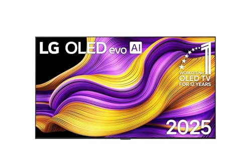 LG OLED65G57LW TV 65 Zoll (165 cm) 4K OLED evo AI TV (α11 Gen2 4K AI Prozessor, webOS 25, 120Hz (VRR bis zu 165Hz)) [Modelljahr 2025] von LG ELECTRONICS