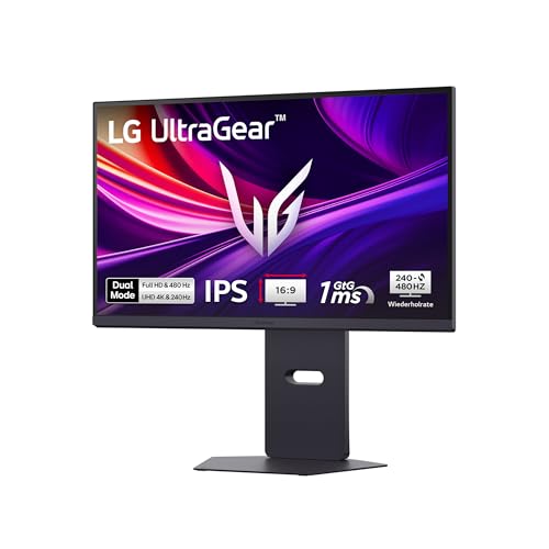 LG, 27zoll, Ultragear 4K UHD, 68.4cm, 16:9, Super Resolution, 3840 x 2160, 480Hz, 1ms, HDR10, AMD FreeSync, DCI-P3, DisplayHDR 600, 27G850A-B.AEU - Schwarz LG, 27zoll, Ultragear 4K UHD, 68.4cm, 16:9, Super Resolution, 3840 x 2160, 480Hz, 1ms, HDR10, AMD FreeSync, DCI-P3, DisplayHDR 600, 27G850A-B.AEU - Schwarz von LG Electronics