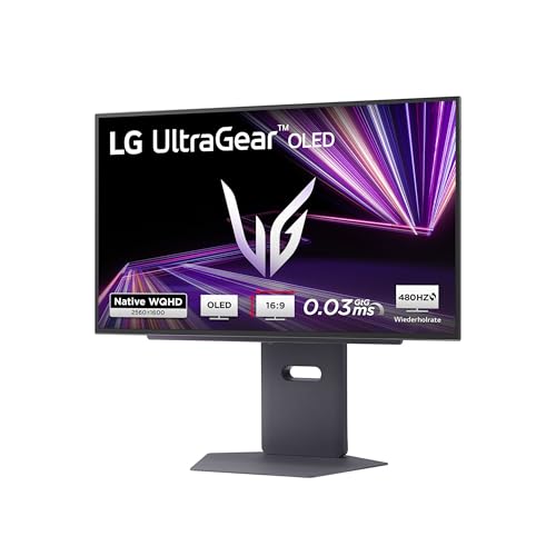 LG, 27zoll, Ultragear QHD Wide, 68.4cm, 16:9, Super Resolution, 2560 x 1440, 480Hz, 0.03ms, HDR10, AMD FreeSync, DCI-P3, DisplayHDR 400, 27GX790A-B.AEU - Schwarz von LG Electronics