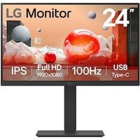 LG 24BA650-B.AEU 61 cm (24") FHD 16:9 IPS Monitor HDMI/DP/USB-C Daisy Chain LS Pivot 100Hz von LG Electronics