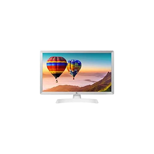 LG 24TN510S- WZ 60 cm (24 Zoll) Smart TV Monitor HD 1366x768 16:9 DVB-T2/C/S2 WLAN Miracast 10W 2x HDMI 1.4 1x USB 2.0 optisch, LAN RJ45 VESA 75x. 75), Weiß von LG Electronics