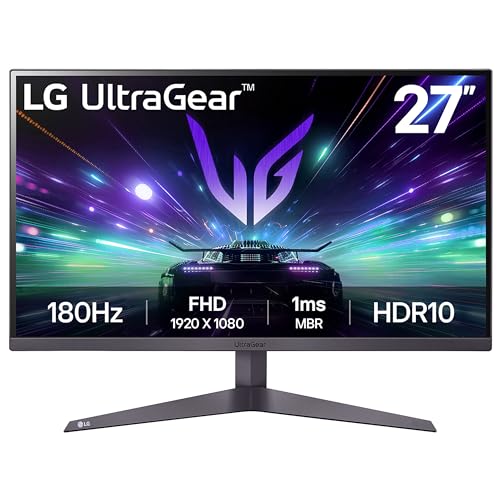 LG 27GS50F-B Monitor PC 68,6 cm [27] 1920 x 1080 Pixel Full HD Nero (VA 27IN 1920 X 1080 1MS 16:09 - DMI X2 DISPLAYPORT HEADPHONE) von LG