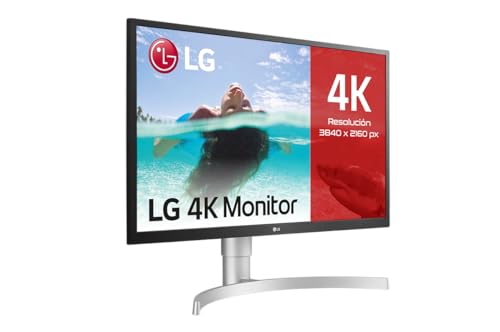 LG 27UL550-W 68,58 cm (27 Zoll) UHD 4K IPS Monitor (AMD Radeon FreeSync, DAS Mode, 98%sRGB), schwarz/weiß von LG Electronics