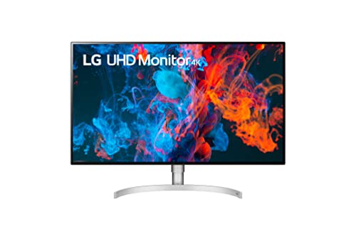 LG 32UL950-W 80,01 cm (31,5 Zoll) Monitor (UHD 4K UltraFine, HDR600, AMD Radeon FreeSync, Thunderbolt(tm) 3, DCI-P3 98%) schwarz weiß von LG Electronics