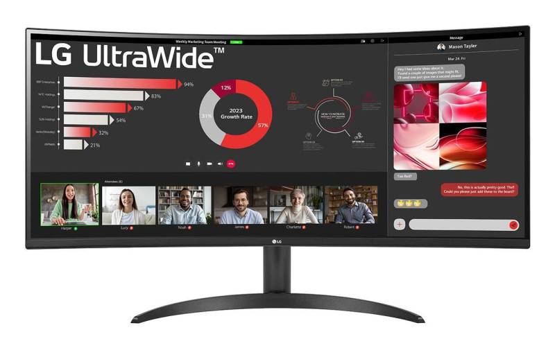 LG 34WR50QK-B Wide Quad HD Display 86,4 cm (34") von LG Electronics