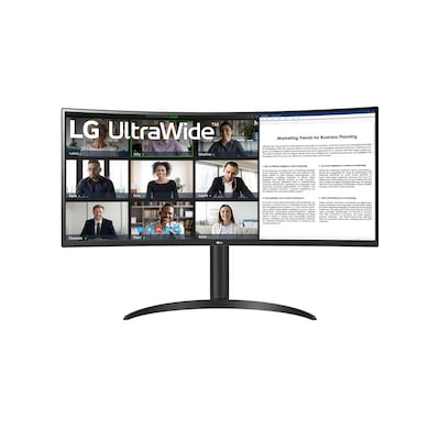 LG 34WR55QC-B.AEU 86.4cm (34") UWQHD 21:9 VA curved Monitor HDMI/DP/USB-C von LG Electronics