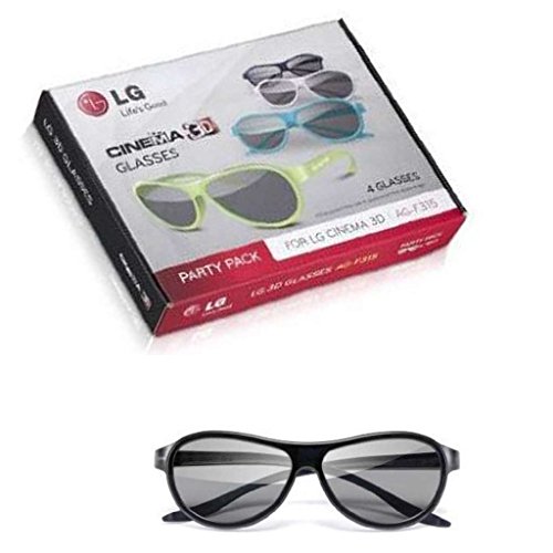 LG AG-F315 3D Party Pack mit 4 Cinema 3D Brillen für LG 3D Cinema TV von LG Electronics