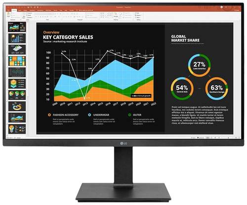 LG Electronics 27BQ75QB-B LCD-Monitor EEK F (A - G) 68.6cm (27 Zoll) 2560 x 1440 Pixel 16:9 5 ms HDM von LG Electronics