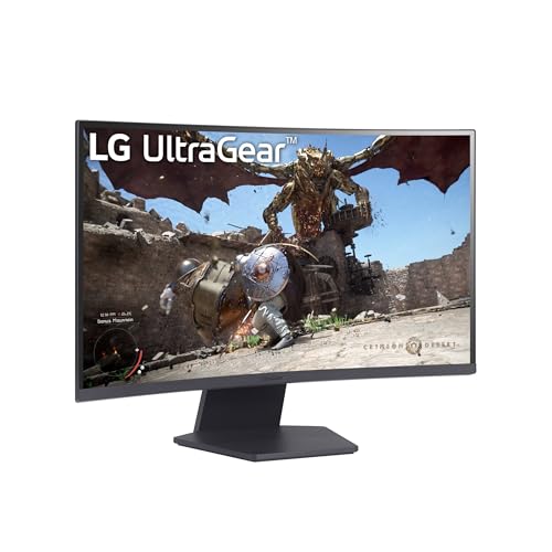 LG Electronics 27GS60QX-B.AEUQ UltraGear™ Curved QHD Gaming VA-Monitor 27" (68,4cm), 2560 x 1440, 16:9, 1ms GtG, 180 Hz, HDR10, 300 cd/m² Helligkeit (typ.), AMD FreeSync, Dynamic Action Sync - Schwarz von LG Electronics