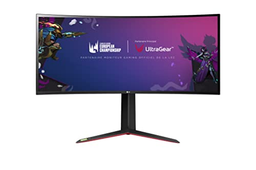 LG Electronics 34GN850-B 86,7 cm, 34 Zoll (2020), Curved WQHD UltraGear Gaming Monitor (UltraWide, IPS-Panel mit 1ms (GtG), 144 Hz), schwarz von LG Electronics