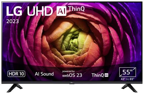 LG Electronics 4K Smart UHD TV 55UR73006LA LCD-TV 139.7cm 55 Zoll EEK G (A - G) UHD, Smart TV, WLAN, von LG Electronics