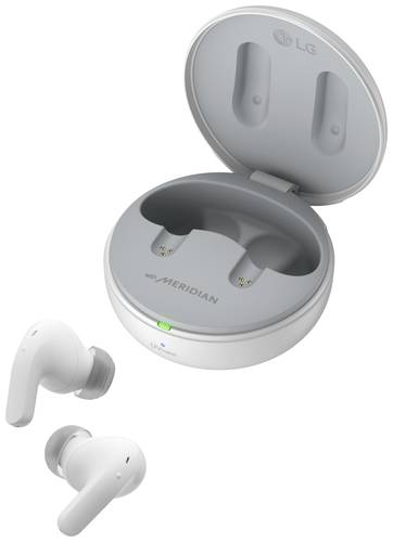 LG Electronics TONE Free DT60Q In Ear Kopfhörer Bluetooth® Stereo Weiß Noise Cancelling Ladecase von LG Electronics