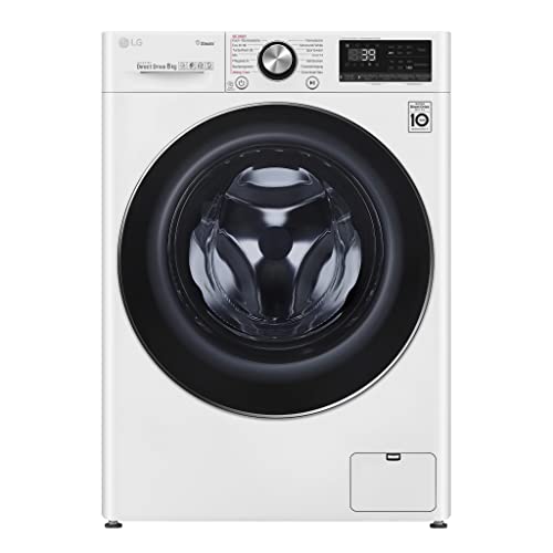 LG Electronics Waschmaschine mit AI DD| 8 kg | 1400 U/Min. | Steam | TurboWash 360 degree | ThinQ | F4WV908P2E, Weiß LG Electronics Waschmaschine mit AI DD| 8 kg | 1400 U/Min. | Steam | TurboWash 360 degree | ThinQ | F4WV908P2E, Weiß von LG Electronics
