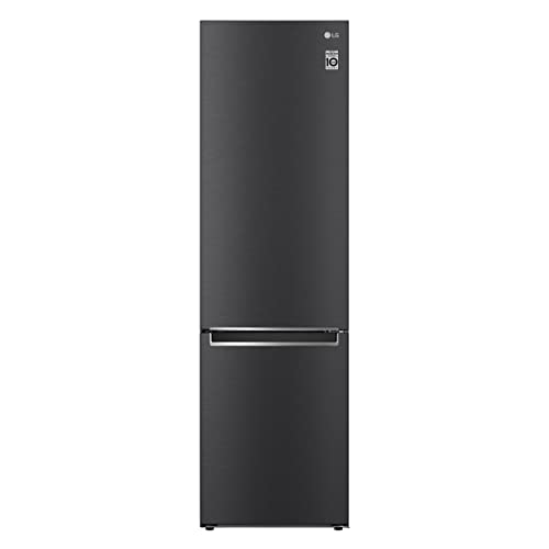 LG GBB72MCVCN1, Klasse C, 384 L, Kühl-/Gefrierkombination, Smart Inverter Kompressor, 35 dB, Kühlschrank mit Gefrierfach, Wi-Fi, Innendisplay, DoorCooling+, LINEARCooling ꟷ Matte Black von LG Electronics