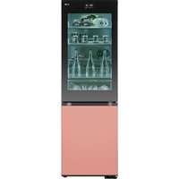 LG GBG719MDNN Kühl- / Gefrierkombination Edelstahl/ Glas Transparent/ Satinweiß mit Farbwechselfunktion von LG Electronics