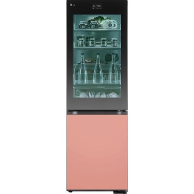 LG GBG719MDNN Kühl- / Gefrierkombination Edelstahl/ Glas Transparent/ Satinweiß mit Farbwechselfunktion von LG Electronics