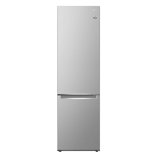 LG GBP52PYNBN Kombi-Kühlschrank mit Kühl- und Gefrierschrank, 2 Türen, Serie P500, Klasse B, Kapazität 419 l, 2 m, Edelstahl, Anti-Fingerabdruck von LG Electronics