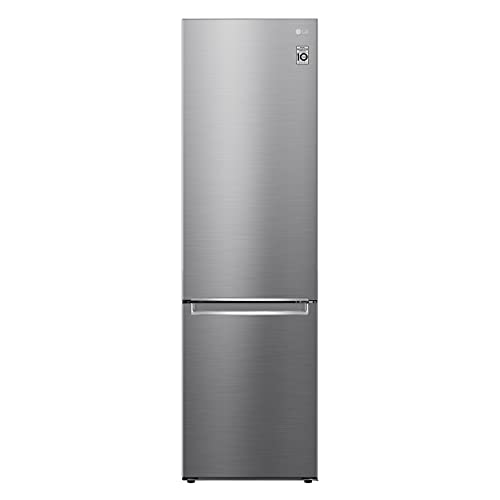 LG GBP62PZNCN1, Klasse C, 384 L, Kühl-/ Gefrierkombination, Frische Features, Kühlschrank mit Gefrierfach und Innendisplay, DoorCooling+, LINEARCooling, 59,5 x 203 x 67,5 cm ꟷ Platinum Silver von LG Electronics