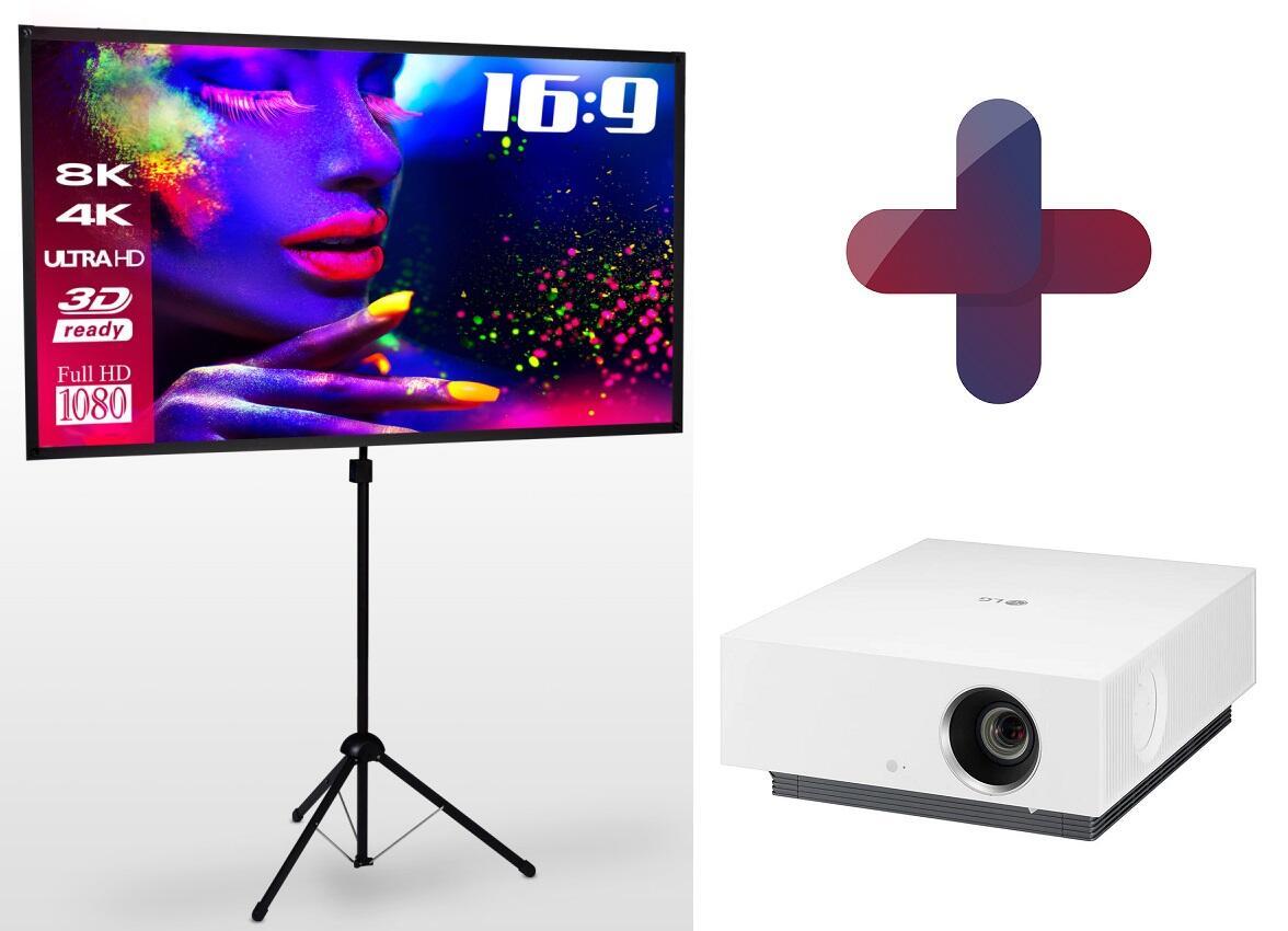 LG HU810PW Forte CineBeam Laser Heimkino Beamer 2700 ANSI Lumen + eSmart Expe... von LG Electronics