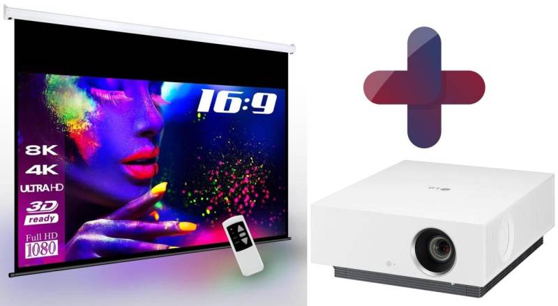 LG HU810PW Forte CineBeam Laser Heimkino Beamer 2700 ANSI Lumen + eSmart MIMO... von LG Electronics