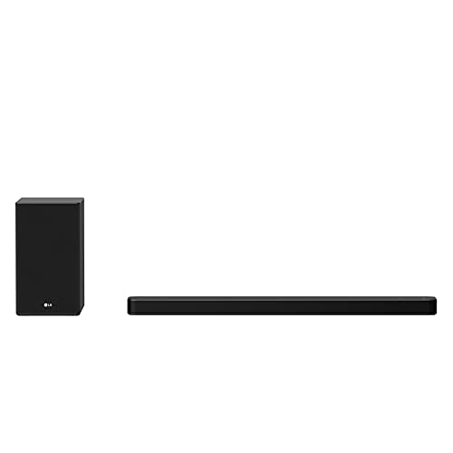 LG SP8YA TV-Soundbar 440 W 3.1.2 Meridian Kanal mit Wireless-Subwoofer, Bluetooth, DTS:X, Dolby Atmos, Dolby Digital, hohe Auflösung, AI Sound Pro, optischer Eingang, USB, HDMI In/Out von LG Electronics