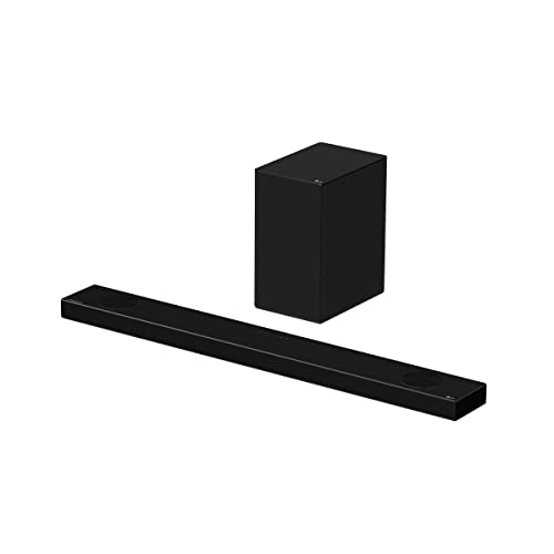 LG SP9YA TV-Soundbar 520 W 5.1.2 Meridian Kanal mit Wireless-Subwoofer, Bluetooth, DTS:X, Dolby Atmos, Dolby Digital, hohe Auflösung, AI Sound Pro, optischer Eingang, USB, HDMI In/Out von LG Electronics