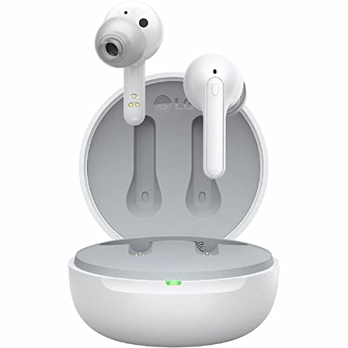 LG Tone Free FP3W True Wireless-Kopfhörer, kompakte Ladestation, Dual-Mikrofon, klare und klare Anrufe, Umgebungs-Soundmodus, kompatibel mit iPhone und Android, absoluter Klang, Weiß LG Tone Free FP3W True Wireless-Kopfhörer, kompakte Ladestation, Dual-Mikrofon, klare und klare Anrufe, Umgebungs-Soundmodus, kompatibel mit iPhone und Android, absoluter Klang, Weiß von LG