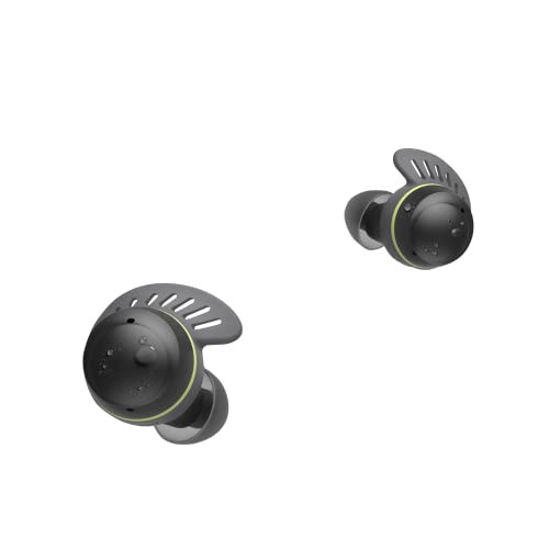 LG Tone Free Fit DTF7Q In-Ear Bluetooth Kopfhörer mit Meridian-Technologie, ANC (Active Noise Cancellation) und UVnano+, Schwarz von LG Electronics