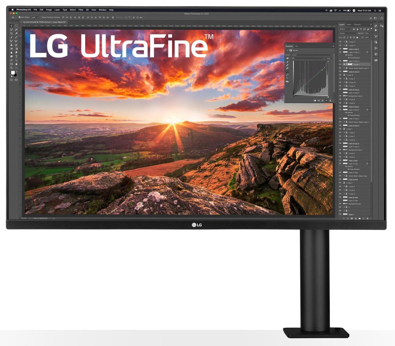 LG UltraFine 32UN880P-B Ergo Monitor 80,1cm (31,5 Zoll) von LG Electronics