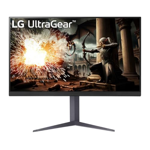 LG Ultragear™ 32GS75Q-B.AEU Gaming-PC-Monitor 32 Zoll – IPS-Panel mit QHD-Auflösung (2560 x 1440), 1 ms 180 Hz, DisplayHDR™ 400, sRGB99% (CIE1931), AMD FreeSync, kompatibel mit NVIDIA G-Sync von LG Electronics