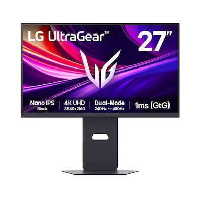 LG UltraGear 27G850A-B 68,6cm (27") 4K/FHD (Dual Mode) IPS Gaming Monitor 16:9 HDMI/DP2.1 240Hz/480Hz 1ms von LG Electronics