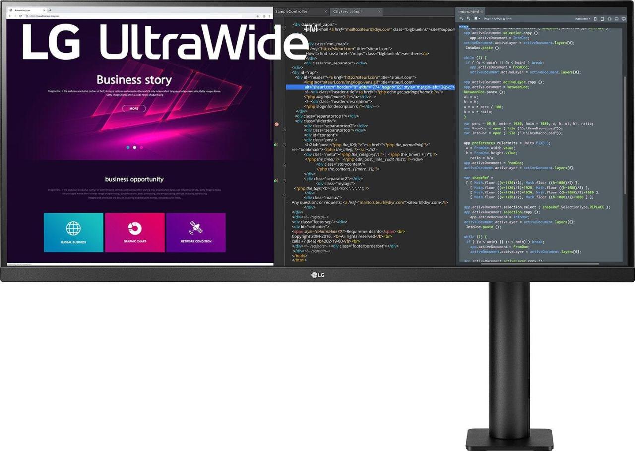 LG UltraWide 34WN780P-B Monitor 86,4cm (34 Zoll) von LG Electronics