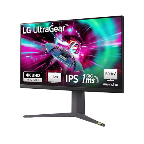 LG Electronics 32GR93U-B.AEU Ultragear™ UWQHD Gaming Monitor 32", 3840 x 2160, 16:9, 1 ms GtG, 144 Hz, DCI-P3 95%, HDR10, NVIDIA® G-SYNC® Compatible, AMD FreeSync™ Premium- Schwarz LG Electronics 32GR93U-B.AEU Ultragear™ UWQHD Gaming Monitor 32", 3840 x 2160, 16:9, 1 ms GtG, 144 Hz, DCI-P3 95%, HDR10, NVIDIA® G-SYNC® Compatible, AMD FreeSync™ Premium- Schwarz von LG Electronics